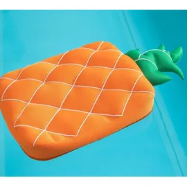 Westmann Stoff Schwimminsel Ananas Orange 68x130x13 cm -