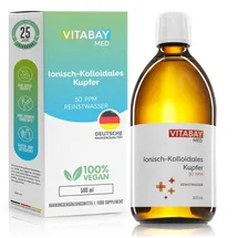Vitabay MED Kolloidales Kupfer 50 PPM 500 ml