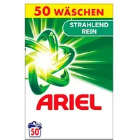 Ariel Waschpulver Strahlend Rein, Vollwaschmittel, 1x50 Wäschen, 3,25 kg