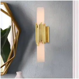Elstead Lighting Marvele (MARVELE-2WB-AB-OPAL) Gold