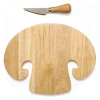 Kikkerland Mushroom Schneidebrett Holz 1-tlg. 0 x 0 cm Braun