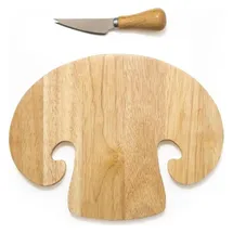 Kikkerland Mushroom Schneidebrett Holz 1-tlg. 0 x 0 cm Braun