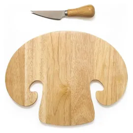 Kikkerland Mushroom Schneidebrett Holz 1-tlg. 0 x 0 cm Braun