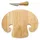 Kikkerland Mushroom Schneidebrett Holz 1-tlg. 0 x 0 cm Braun