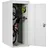 Proregal Fahrradgarage 79x192x122 cm Metall Hellgrau