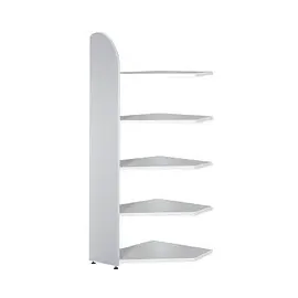 Kerkmann Dante Eckregal 60 x 60 x 190 cm Grau