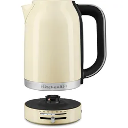 KITCHENAID Wasserkocher "5KEK1701EAC Creme" beige (creme) Edelstahl Wasserkocher