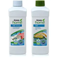 1 x Delicate Konzentriertes flüssiges Feinwaschmittel SA8TM - 1 Liter + 1 x Konzentrierter Wäscheweichspüler - Alpenblumen SA8TM - 1 Liter - Amway - (Art.-Nr.: 110479) + (Art.-Nr.: 109852)
