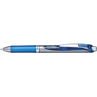 Pentel EnerGel BL80-CX Gelschreiber blau/silber, Schreibfarbe: blau,