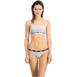 Puma 2er Pack PUMA Slip Damen grey / grey XL