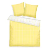 Tom Tailor LARGE CHECK Gelb 200 x 220 cm + 2 x 80 x 80 cm