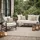 Marrakesch Orient & Mediterran Interior Murcia Gartensessel 0 x 0 x 0 cm schwarz/weiß