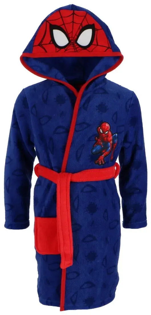 Spiderman Kinderbademantel aus weichem Coral Fleece für Kinder