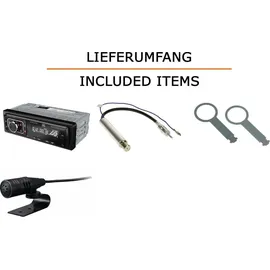 JUST SOUND best choice for caraudio Autoradio Einbaupaket mit JBL Celebrity 150 passend für Seat Arosa | Bluetooth USB