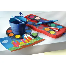 Faber-Castell Farbkasten Connector 12 Farben blau