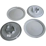 4x Nabenkappen 147 mm / 57 mm Nabendeckel für Audi VW Seat Skoda Universal Kappen 147,0/57,0 mm Deckel Felgendeckel