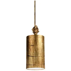 Fragment 1-flammige kleine Pendelleuchte - Gealtertes Gold - FB-FRAGMENT-G-PS