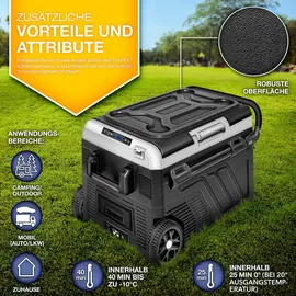 tillvex Kompressor Kühlbox 50 l