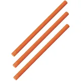 EXPLORER Poolnudel Schwimmnudel 160x7 cm aus PU-Schaum (3 Stück, Orange)