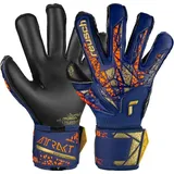 Reusch Attrakt Gold X Evolution TW-Handschuhe Night Spark 2024 Blau, (10)