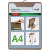 Sigel Klemmhefter Speisekarten beige
