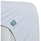 Beddinghouse Spannbettlaken Jersey-Baumwolle 200 x 200 - 200 x 220 cm weiß