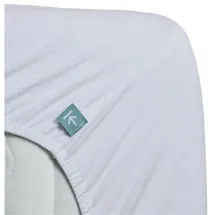 Beddinghouse Spannbettlaken Jersey-Baumwolle 200 x 200 - 200 x 220 cm weiß