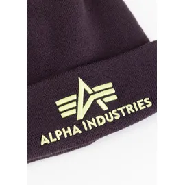 Alpha Industries 3d Mütze Plum One Size