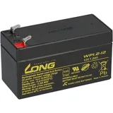 KungLong Bleiakku 12V 1,2Ah kompatibel DM12-1.1 wartungsfrei AGM VdS