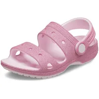 Crocs Classic Glitter Sandal T Sandalen, Pink Milk, 24/25