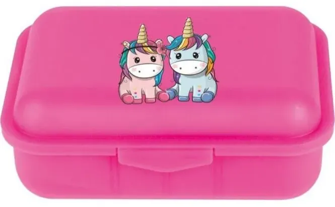 Emil Brotbox pink - Unicorns