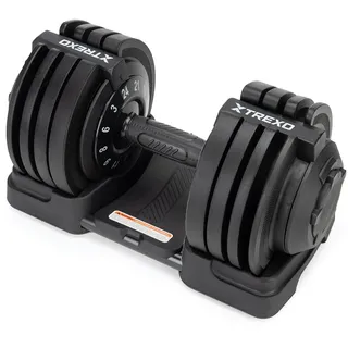 Trexo Verstellbare Hantel SCHWARZ 24kg