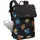 Frida Kahlo Rucksack Schwarz