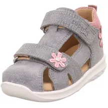 superfit Mädchen Bumblebee Sandale, Hellgrau Rosa 2500, 25 EU