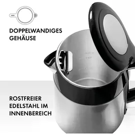 Zwilling 1,25 l Schwarz/Silber