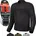 Openair Motorrad Textiljacke Schwarz L