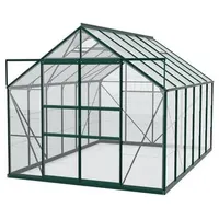 Vitavia Gewächshaus Neptun Plus 9900 ESG/HKP, inkl. Fundament, ca. B257/H238/T383 cm