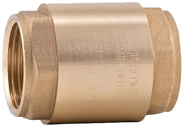 Barberi Universal-Rückschlagventil FF mit Verschluss aus Messing und NBR-Dichtung G 2'' IG