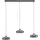 Schöner Wohnen Posh 1-flg. dimmbar 97 cm Glas grau
