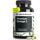 Premium Omega 3 – 120 Kapseln – GoldenOmega® mit 80% Omega 3 Anteil – in Triglycerid-Form – Laborgeprüft, aufwendig aufgereinigt und aus nachhaltigem Fischfang - in Deutschland hergestellt