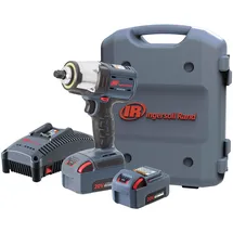INGERSOLL-RAND Akku Schlagschrauber Set W5153-K22B-EU, mit 500 Nm Drehmoment und 2x Litium Ionen 20V Akkus 5,0 Ah im Werkzeugkoffer