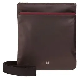 DuDu Panay Umhängetasche Leder 24 cm  braun