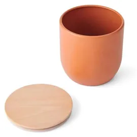KitchenCraft Idilica runder Vorratsbehälter Terracotta 12 x 12 cm