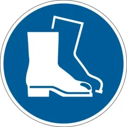 Durable Sicherheitskennzeichen ''Fußschutz benutzen''
