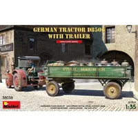 Mini Art German Tractor D8506 with Trailer