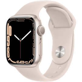 Apple Watch Series 7 GPS + Cellular 45 mm Aluminiumgehäuse polarstern, Sportarmband polarstern