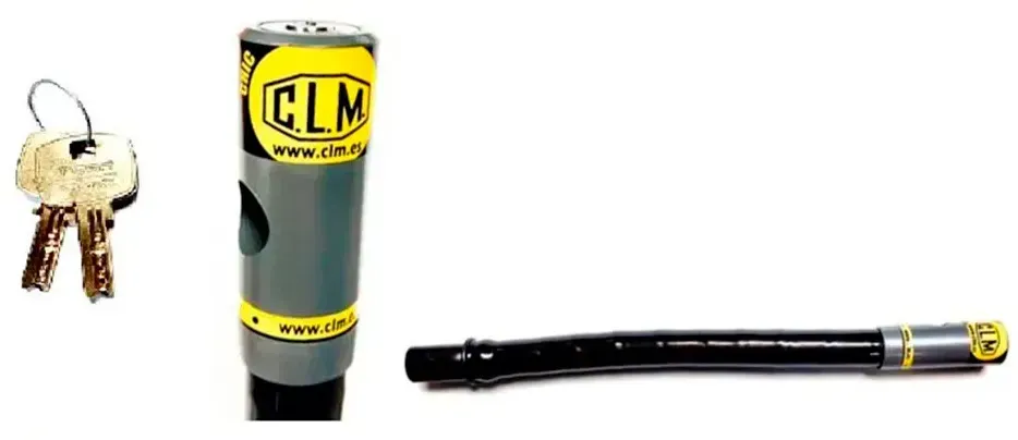 Clm 5729727 Honda Sh Mode 21-chic Lenkradschloss - Black / Silver - One Size