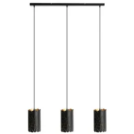 LINDBY Aralena 3 x 15 W LED Metall schwarz