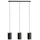 LINDBY Aralena 3 x 15 W LED Metall schwarz