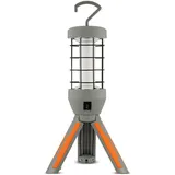 REV Ritter POWER TORCH, LED Akku-Arbeitsleuchte grau-orange